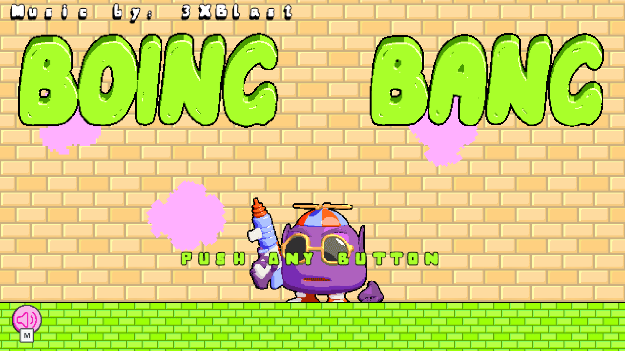 Hands-on capture of Boing Bang (Main menu or character select)