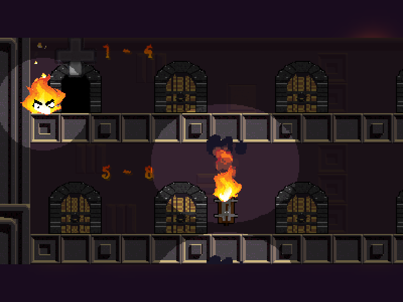 Hands-on capture of Flamit (In-game moment captured during our playtest)