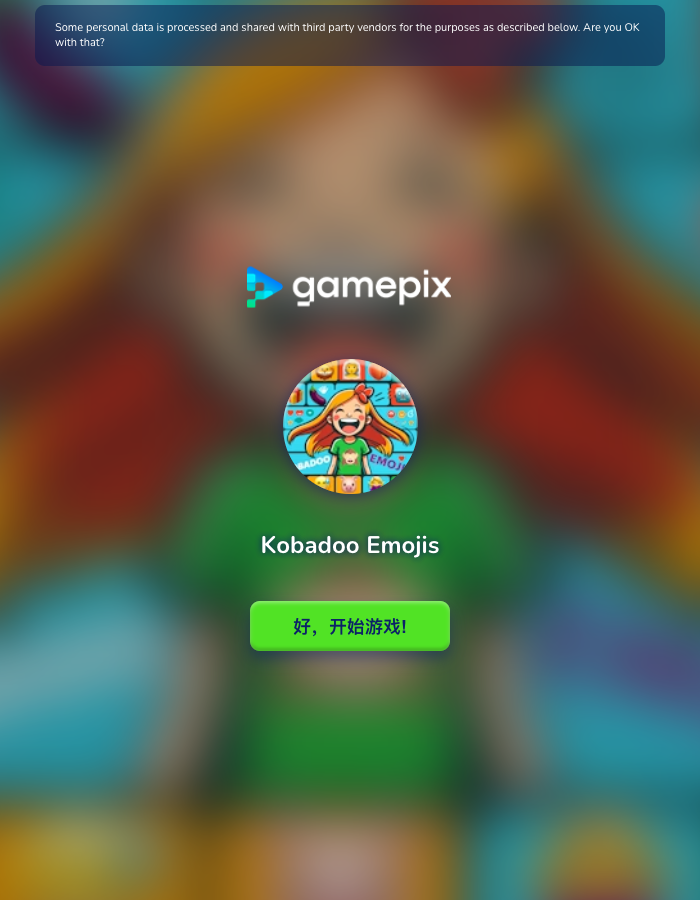 Hands-on capture of Kobadoo Emojis (Main menu or character select)