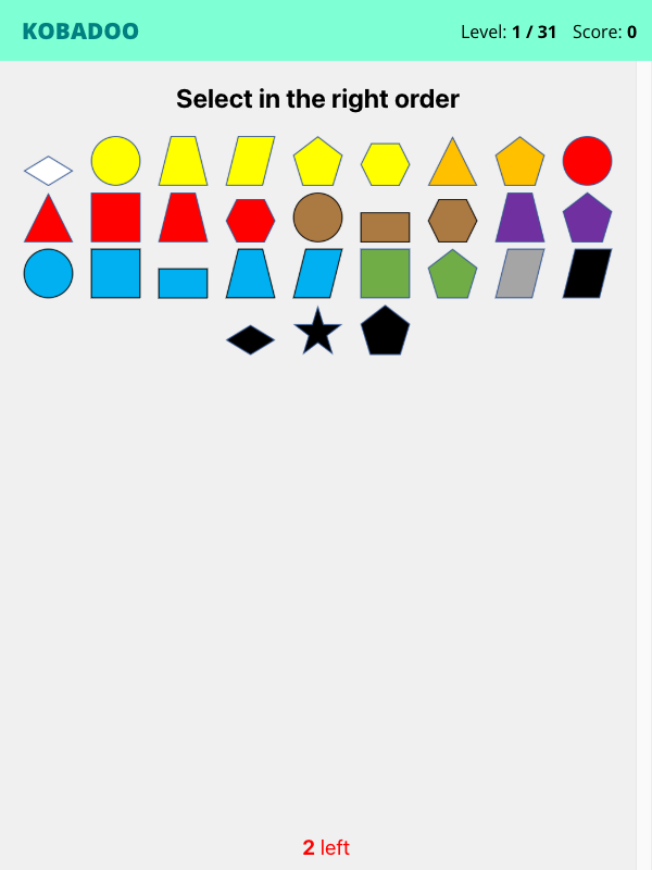 Hands-on capture of Kobadoo Shapes (Main menu or character select)