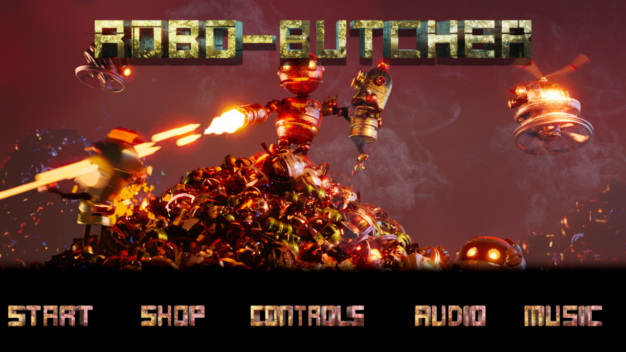 Hands-on capture of Robo-Butcher (Main menu or character select)