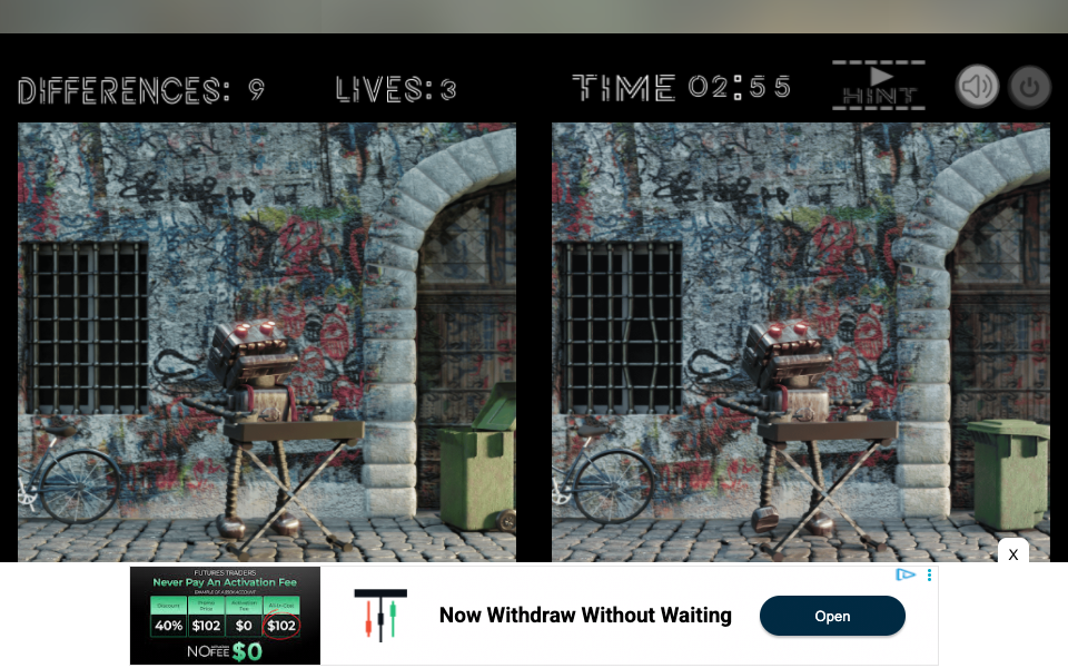 Hands-on capture of Robot Band - Find the Differences (In-game moment captured during our playtest)