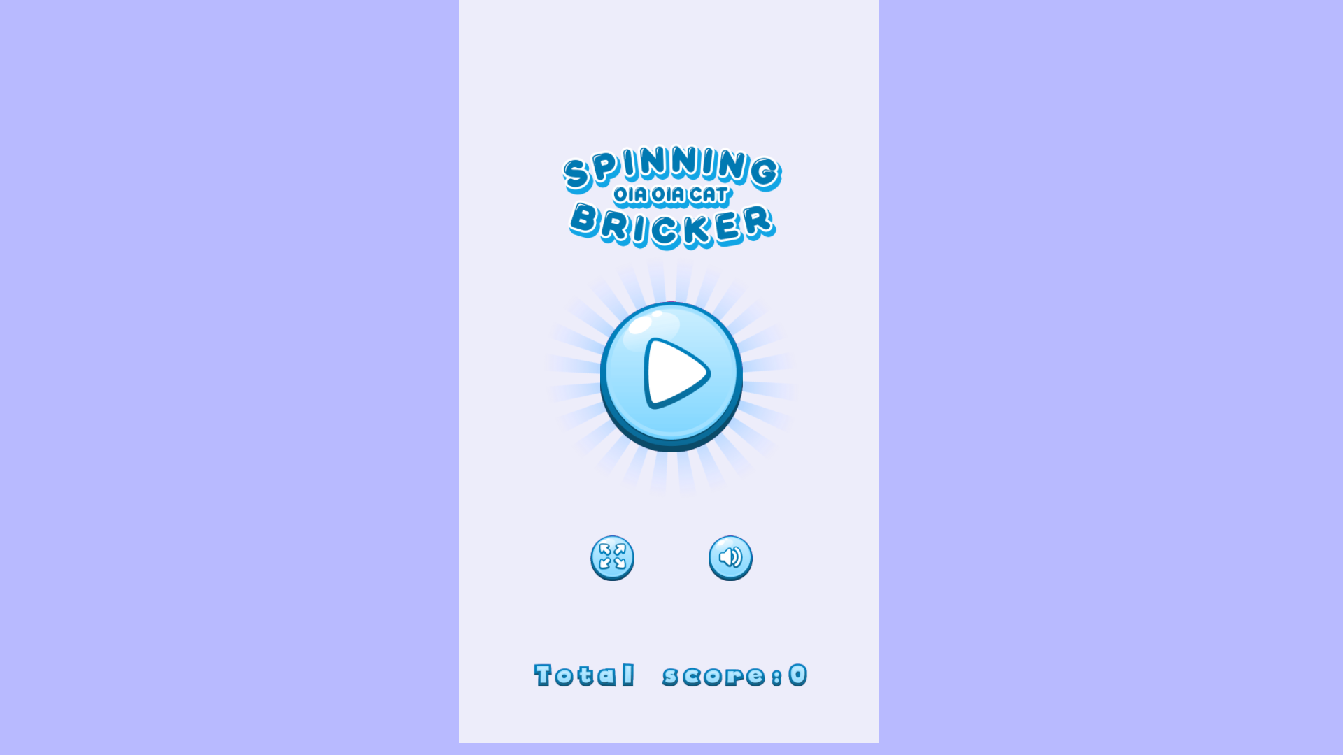 Hands-on capture of Spinning Oia Oia Cat Bricker (Main menu or character select)